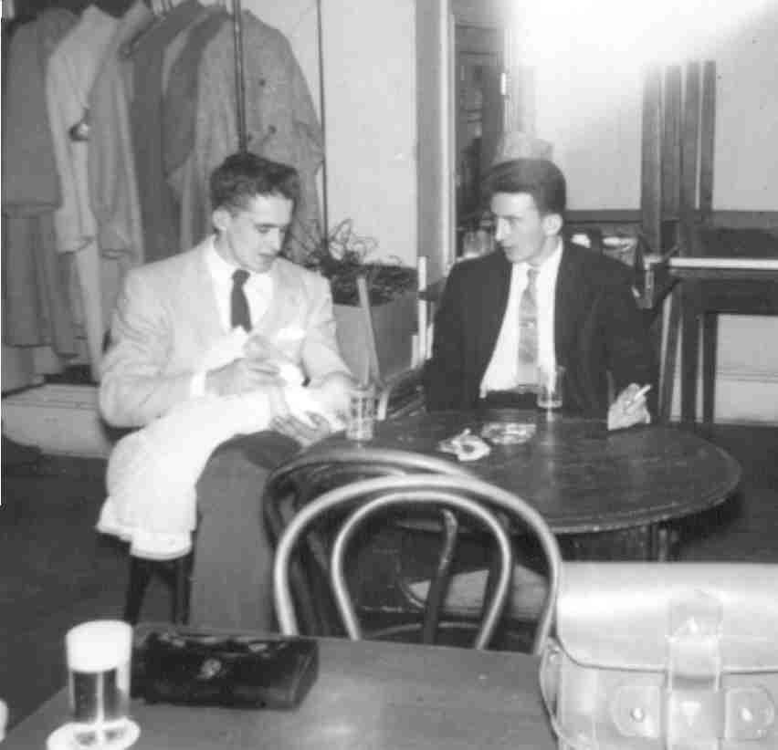 Larry C Jante, Larry Jr and Frankie Lagola in 1957