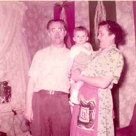 Lawrence & Edith Jante with Larry Jr 1958