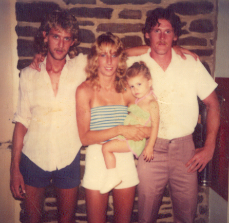 Mark, Michelle, Danielle and Larry Jr. early 80's